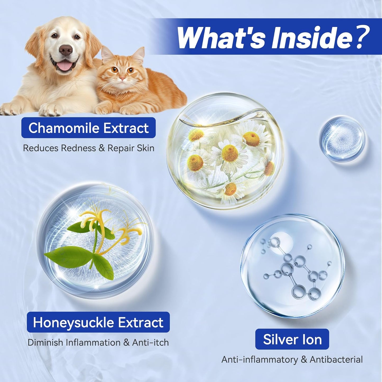 120ml Ear Cleaner for Dog & Cat - Ear Infection Treatment Without Irritation