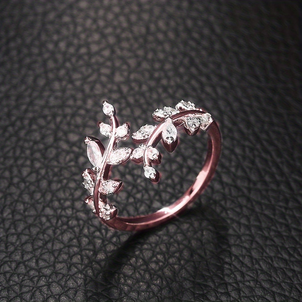 Silver Plated Personality Women's Danburite Ring Jewelry