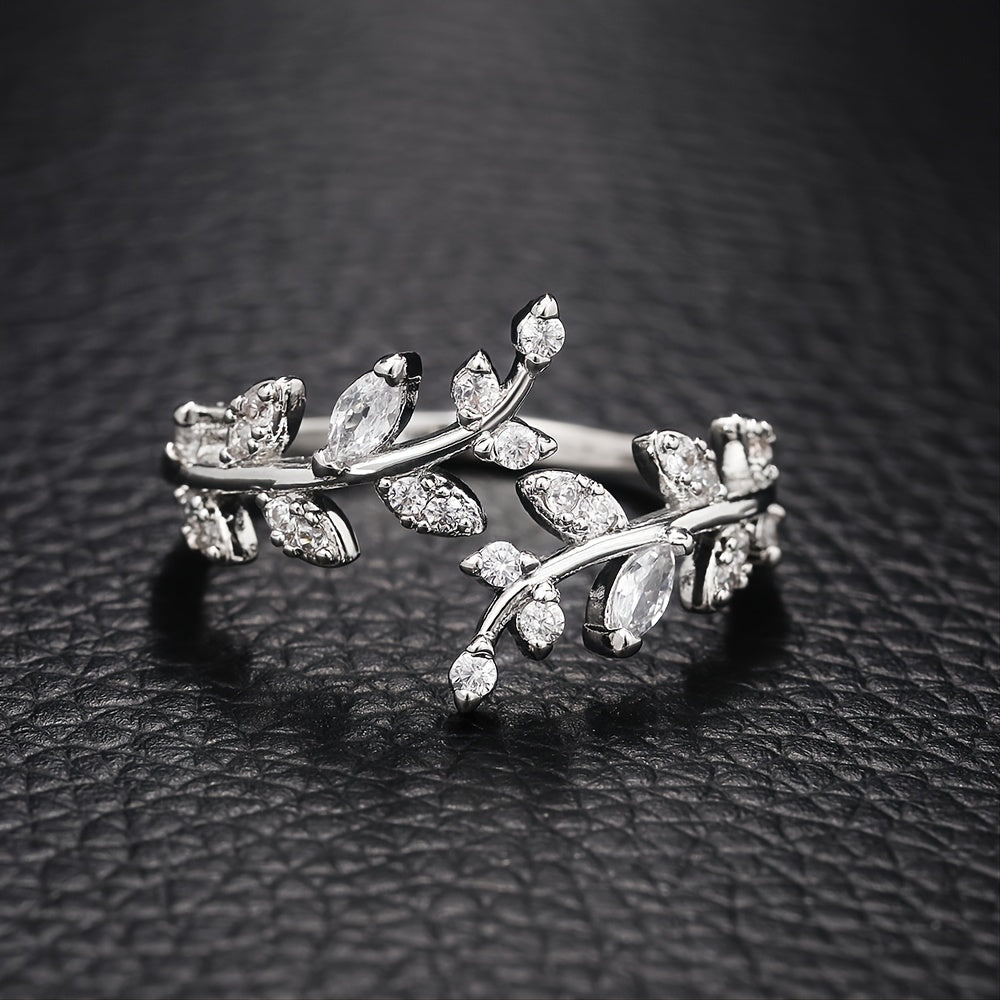 Silver Plated Personality Women's Danburite Ring Jewelry