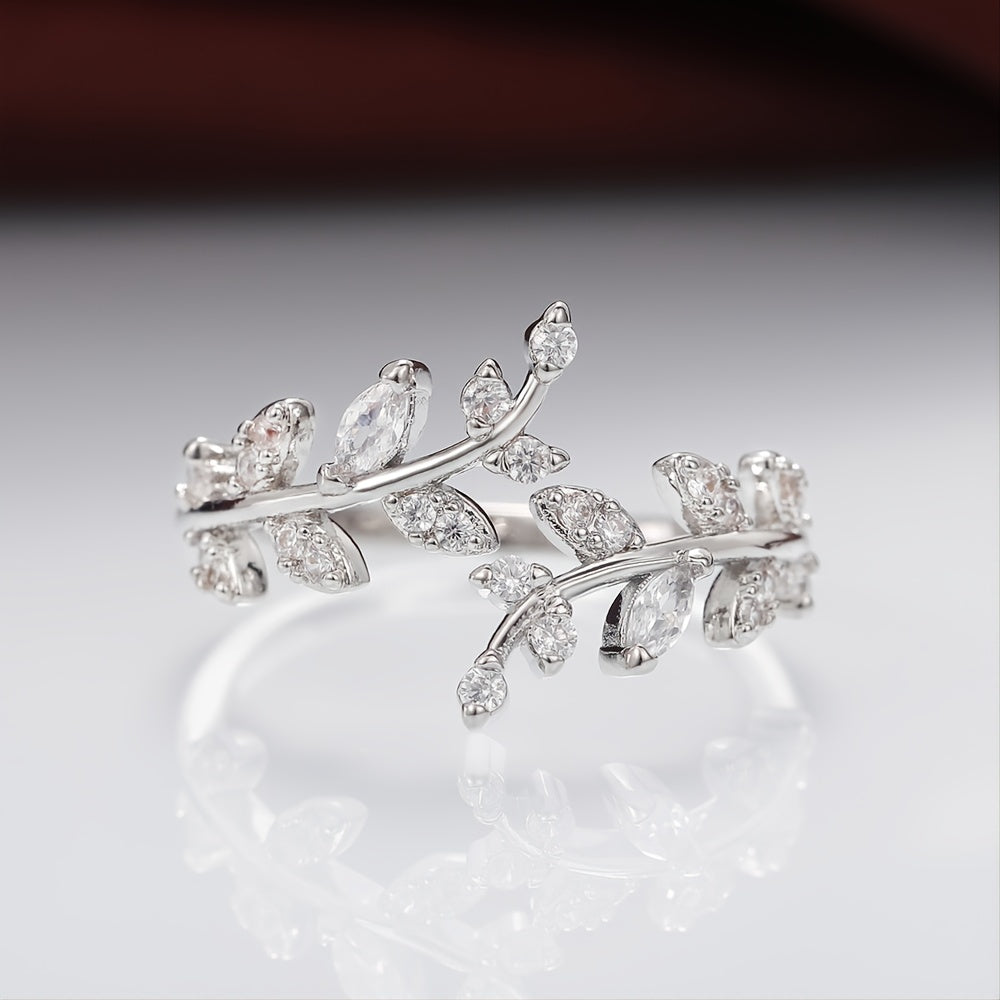 Silver Plated Personality Women's Danburite Ring Jewelry